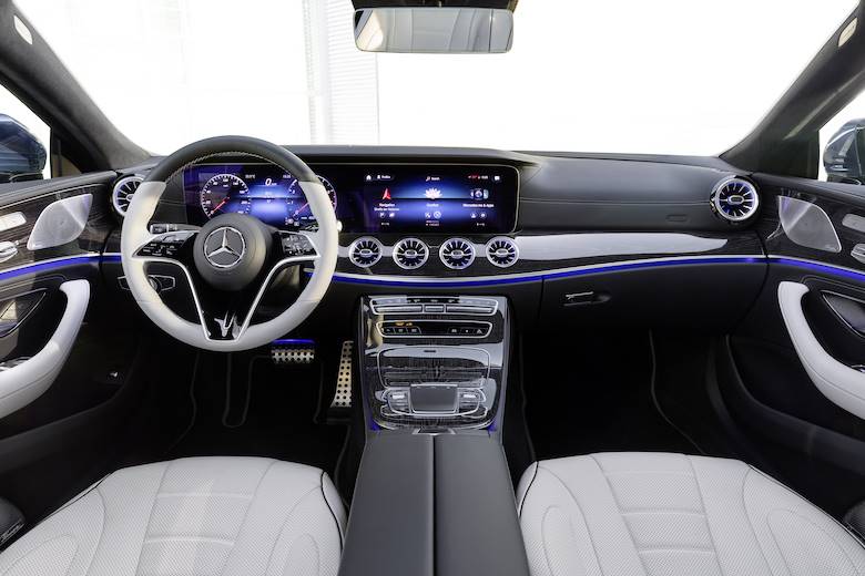 Mercedes upgrades CLS coupé with additional leather