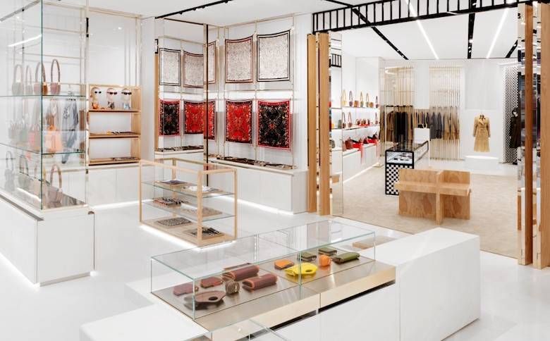 Pride of place for bags in new Burberry store concept