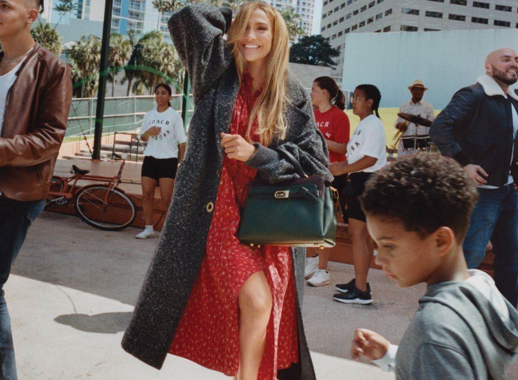 Coach leans on leather in latest campaign