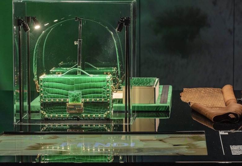 Fendi exhibits artisanal Baguettes in Rome