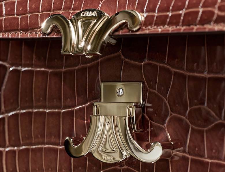 Celine crafts high leathergoods from exotics