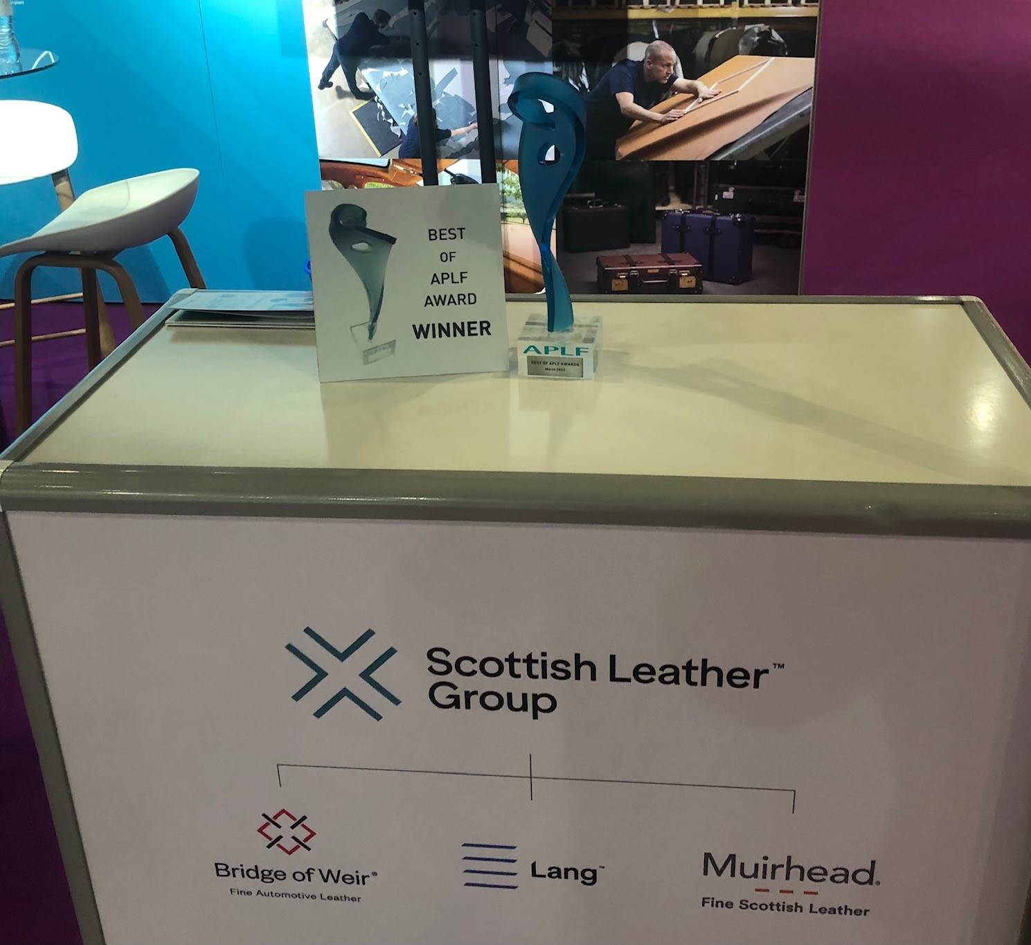 Scottish Leather Group wins best of APLF award