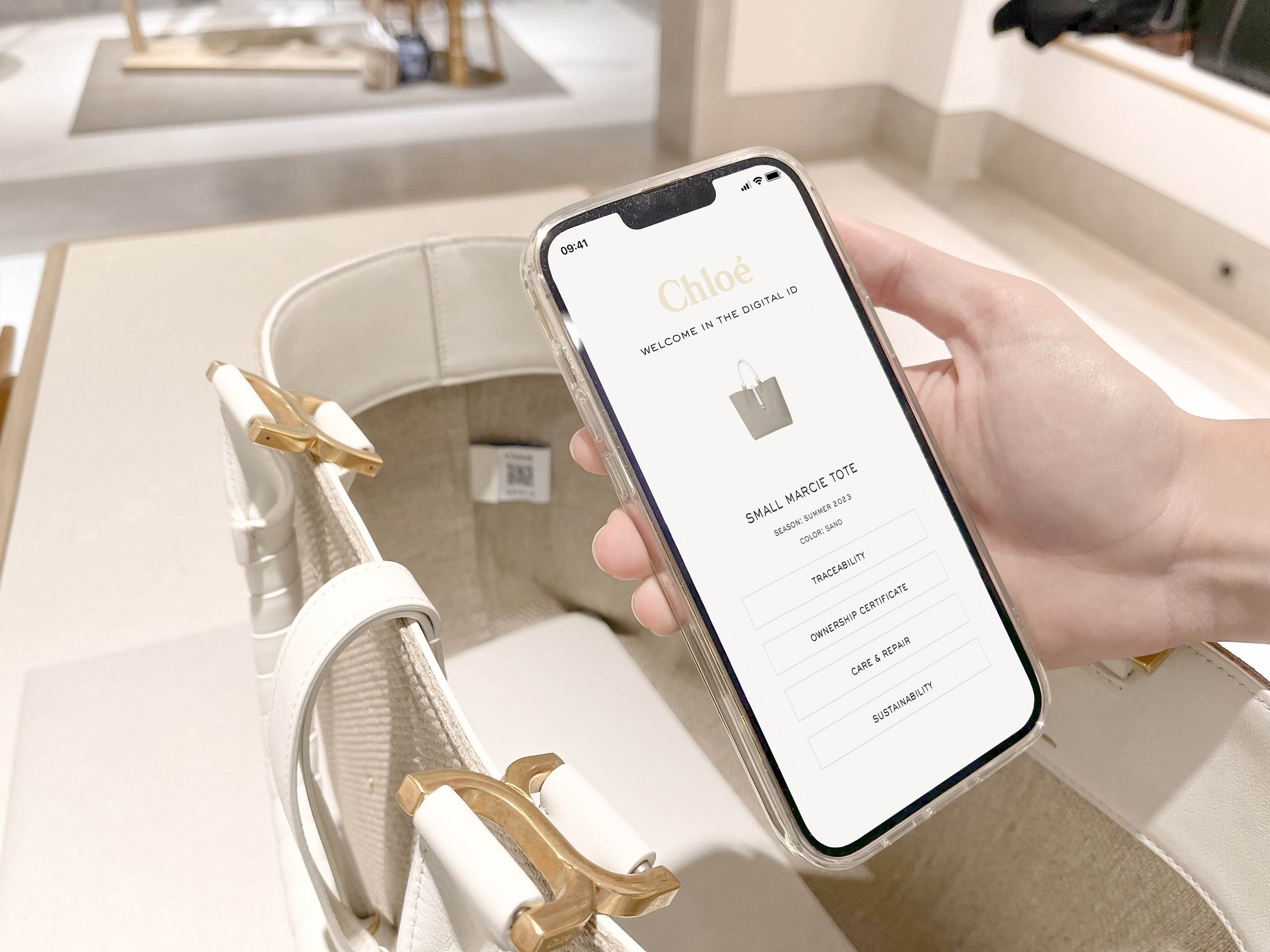 Chloé Vertical provides digital traceability