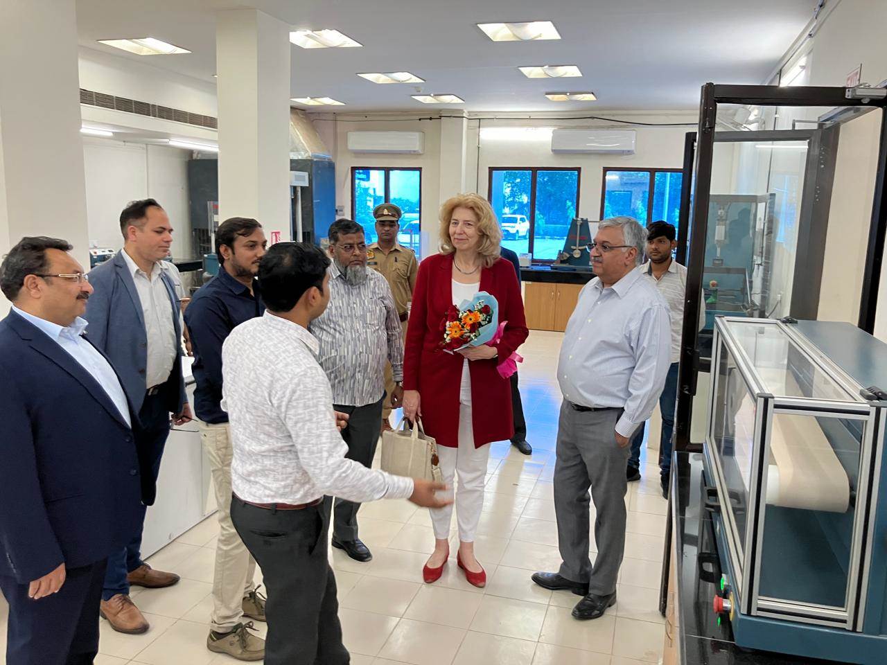 Dutch Ambassador Tours Kanpur-Unnao Leather Cluster