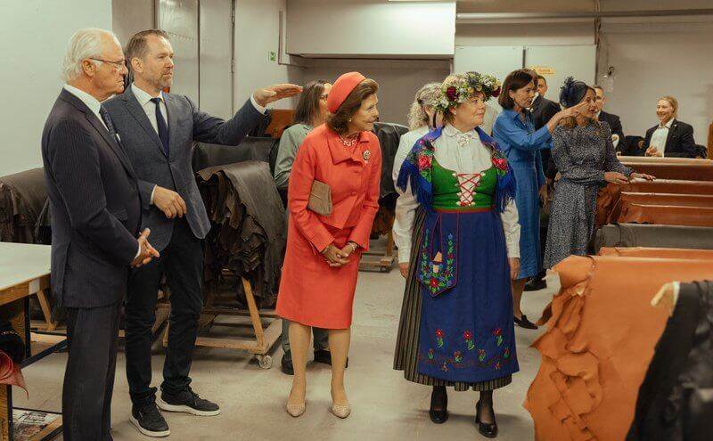 Royal visit highlights Swedish tannery