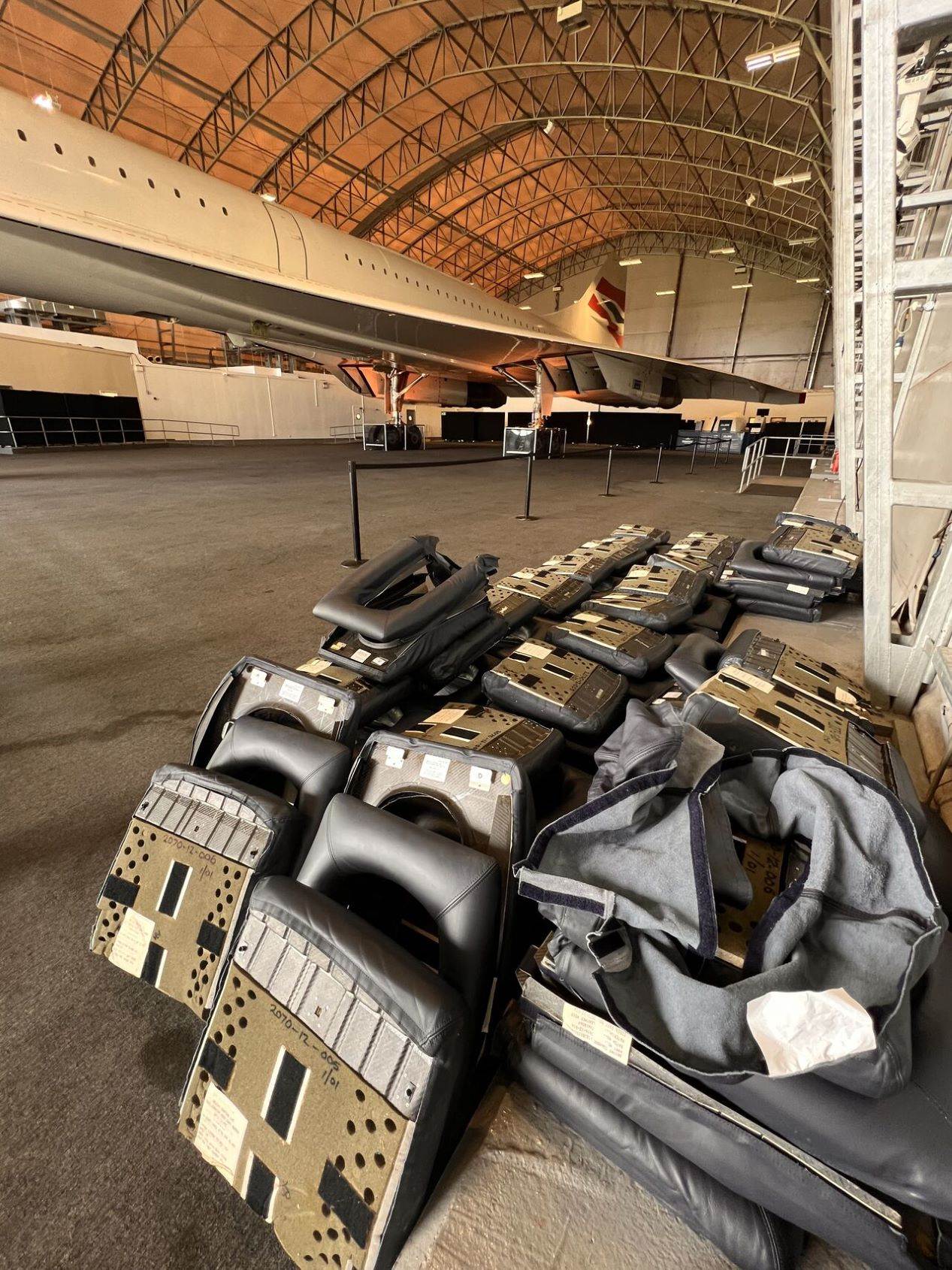 Concorde seat restoration highlights longevity