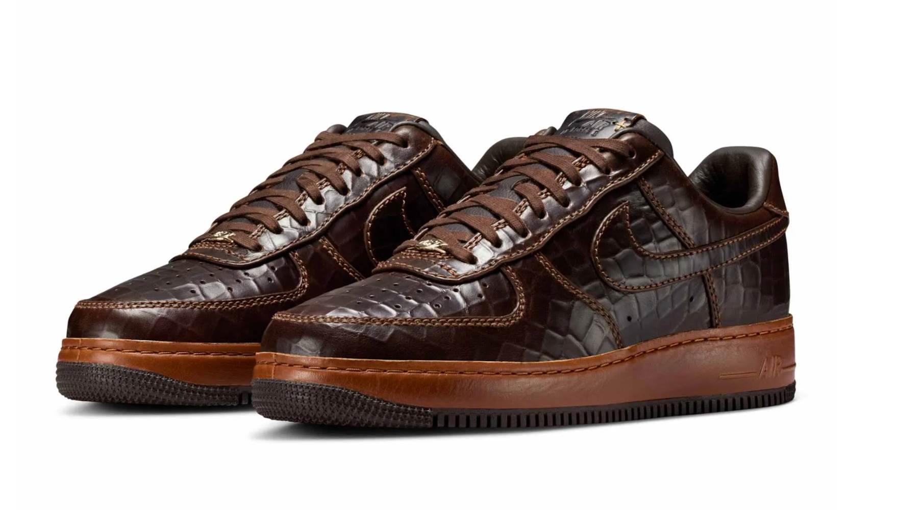 Croc-printed leather sneaker from Nike