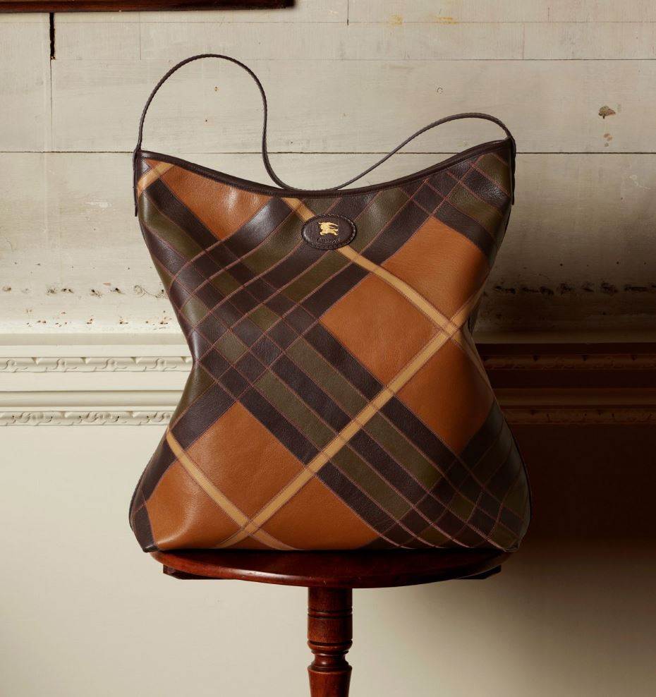 Checked leather for Burberry autumn-winter 2025