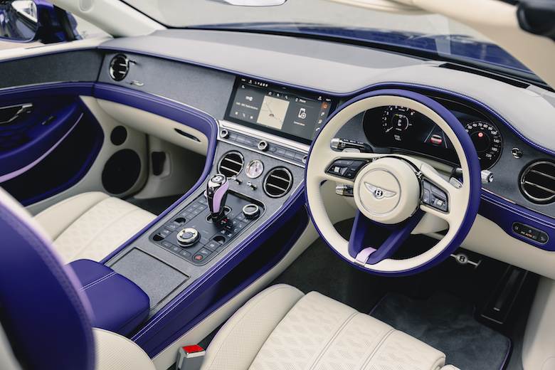 Purple reign at Bentley Motors