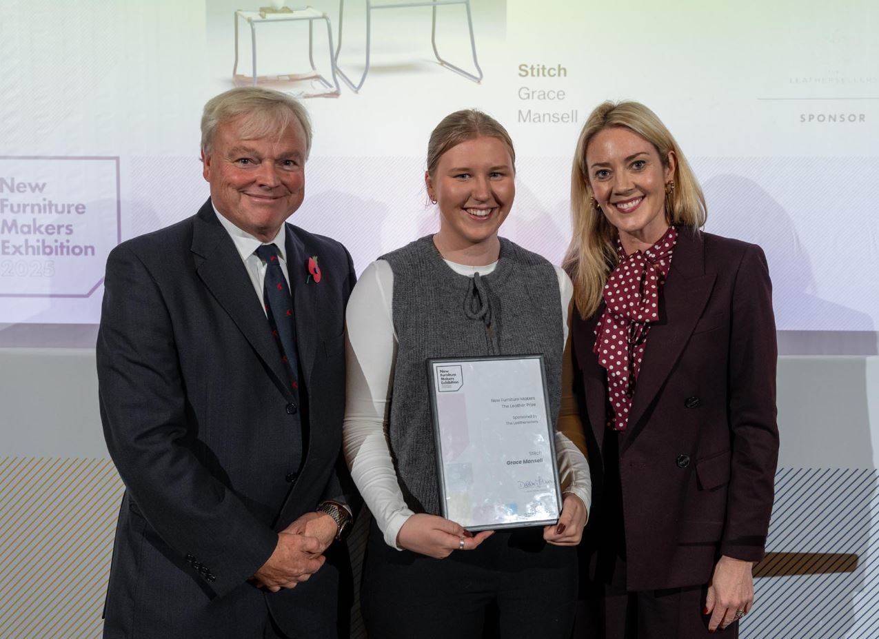 Staffordshire graduate scoops Furniture Makers’ Leather Prize