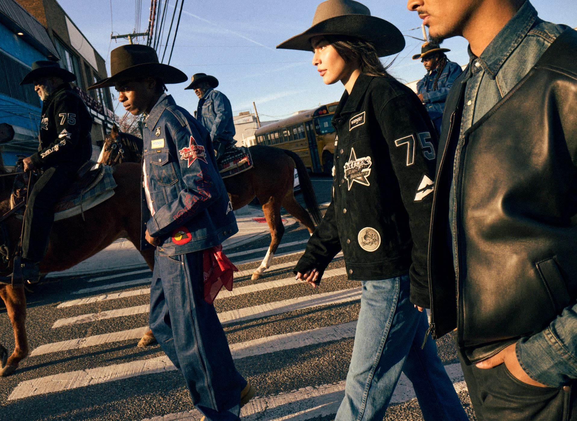 Leather and denim heritage combine in Western collection