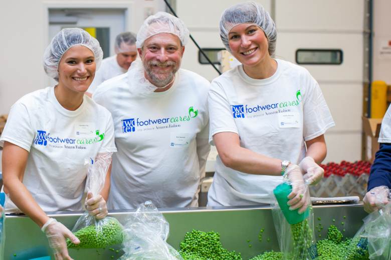 Footwear brands volunteer 15,000 hours