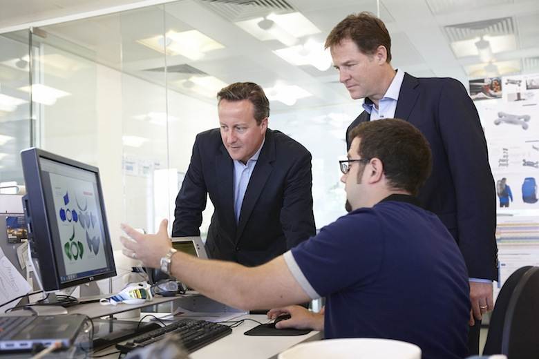 Prime minister pops into Pentland HQ