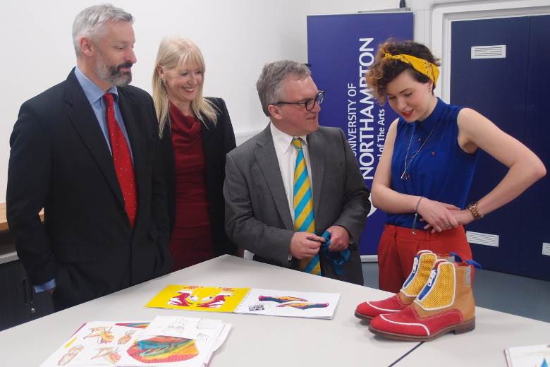 Northampton's new footwear facility draws big names to launch