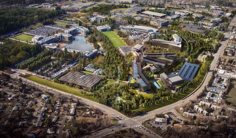 Nike offers glimpse at redesigned headquarters