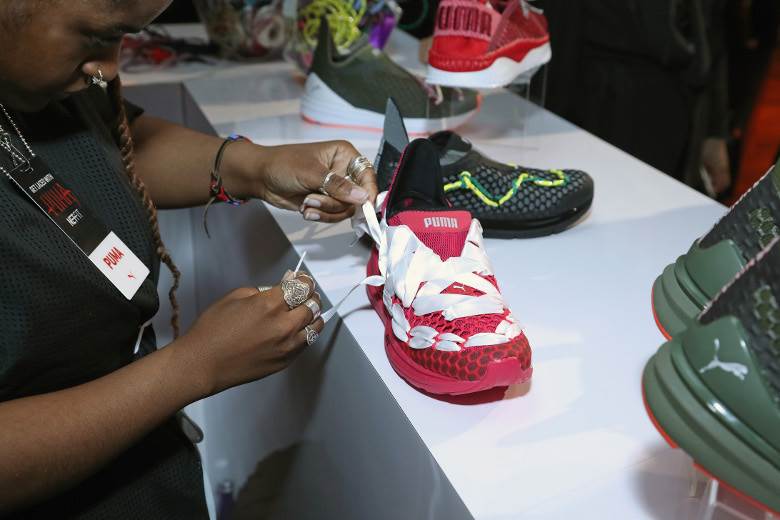 Puma ‘reinvents lacing’ through mesh upper