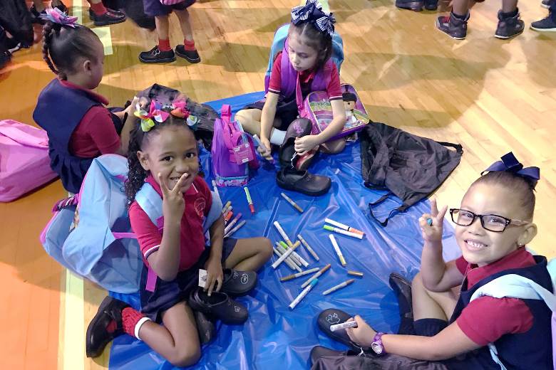 Skechers donates shoes to children in need in Puerto Rico