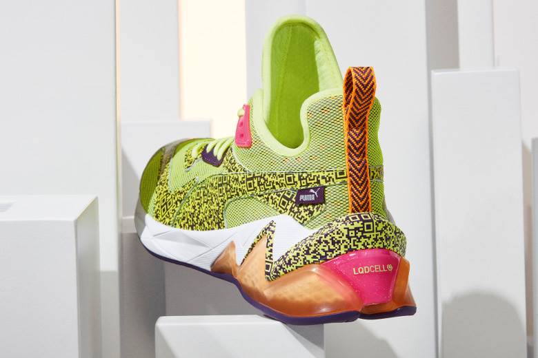 Puma’s new cushioning features in augmented reality shoe