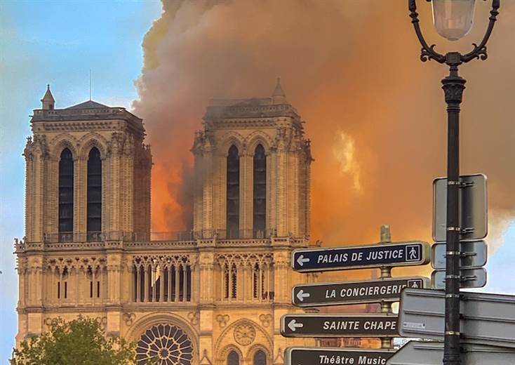 Luxury groups respond quickly after fire ravages Notre-Dame