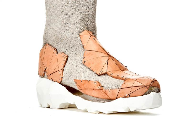 Recycled leather features in Timberland's concepts project