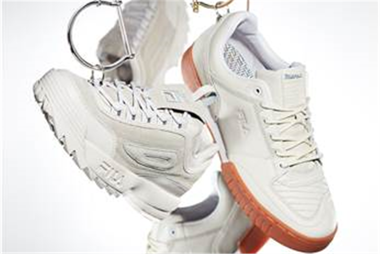 Leather and jewelry combine in Fila sneaker collaboration