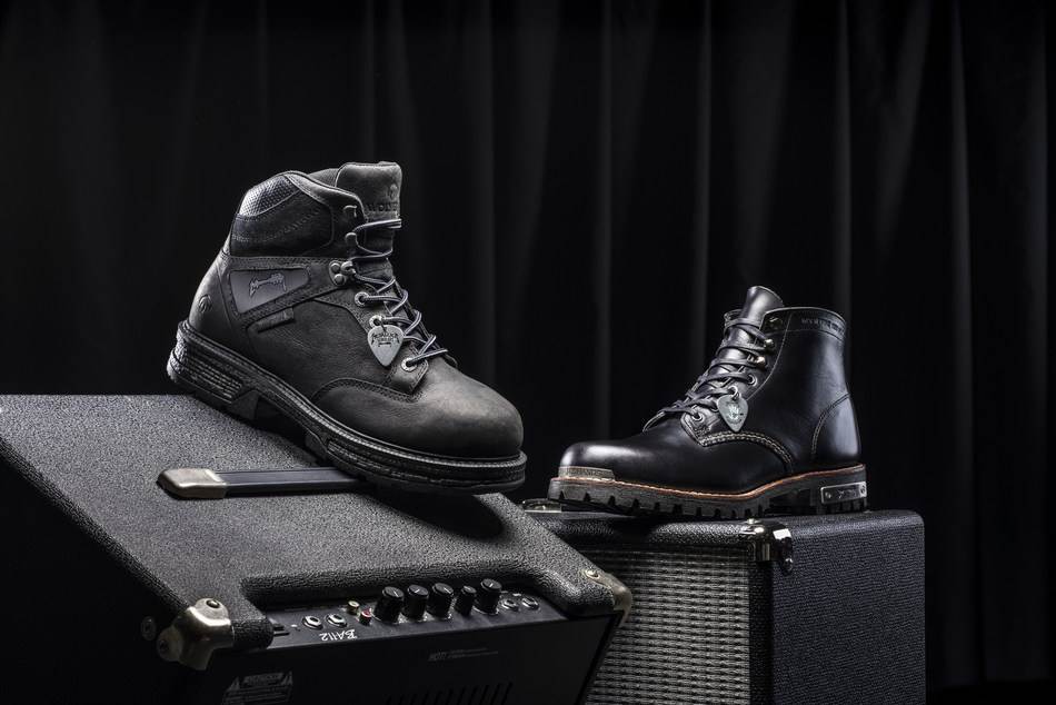 Metallica theme for special-edition Wolverine boots