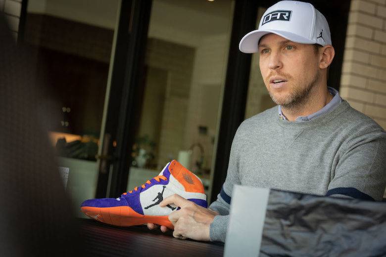 Air Jordan 1s reimagined for car racing