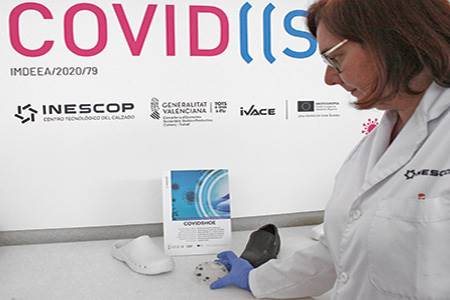 Treating footwear against Covid                                                                                                                                                                         