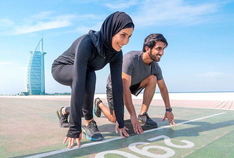 Exclusive edition of ASICS shoe for Dubai