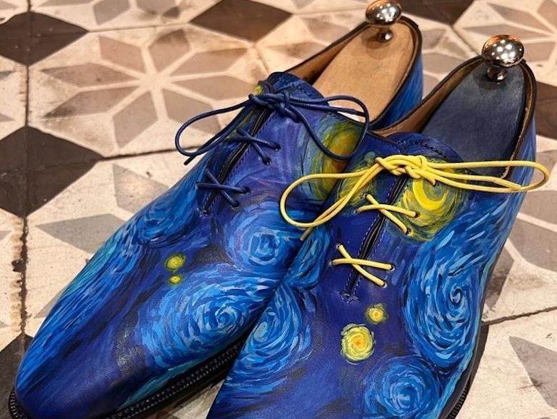 Paris-based brand develops Van Gogh-inspired shoes