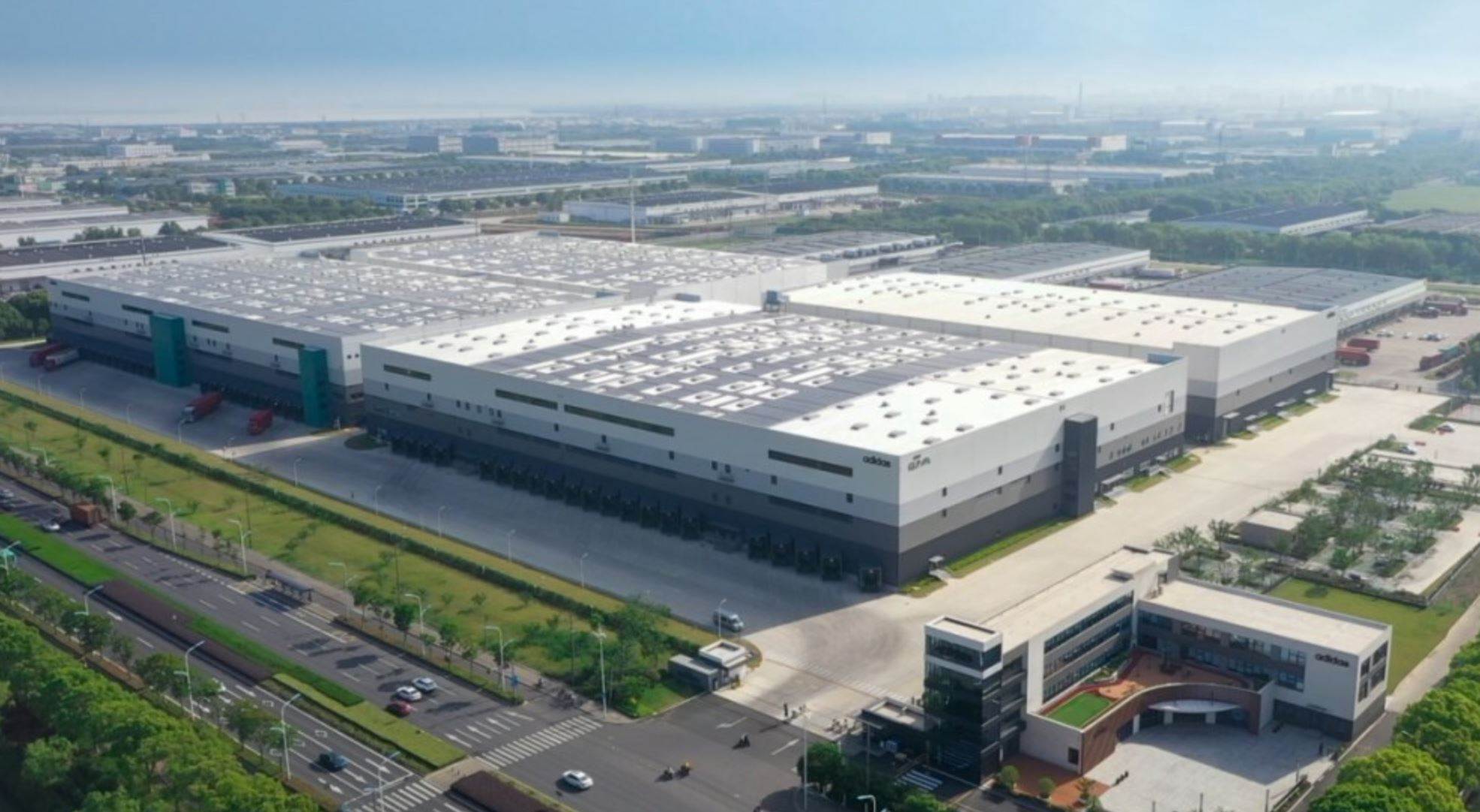 Adidas opens mammoth Chinese distribution centre