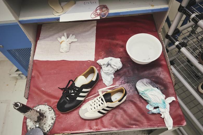 Co-designed Sambas move to Jjjjound’s rhythm