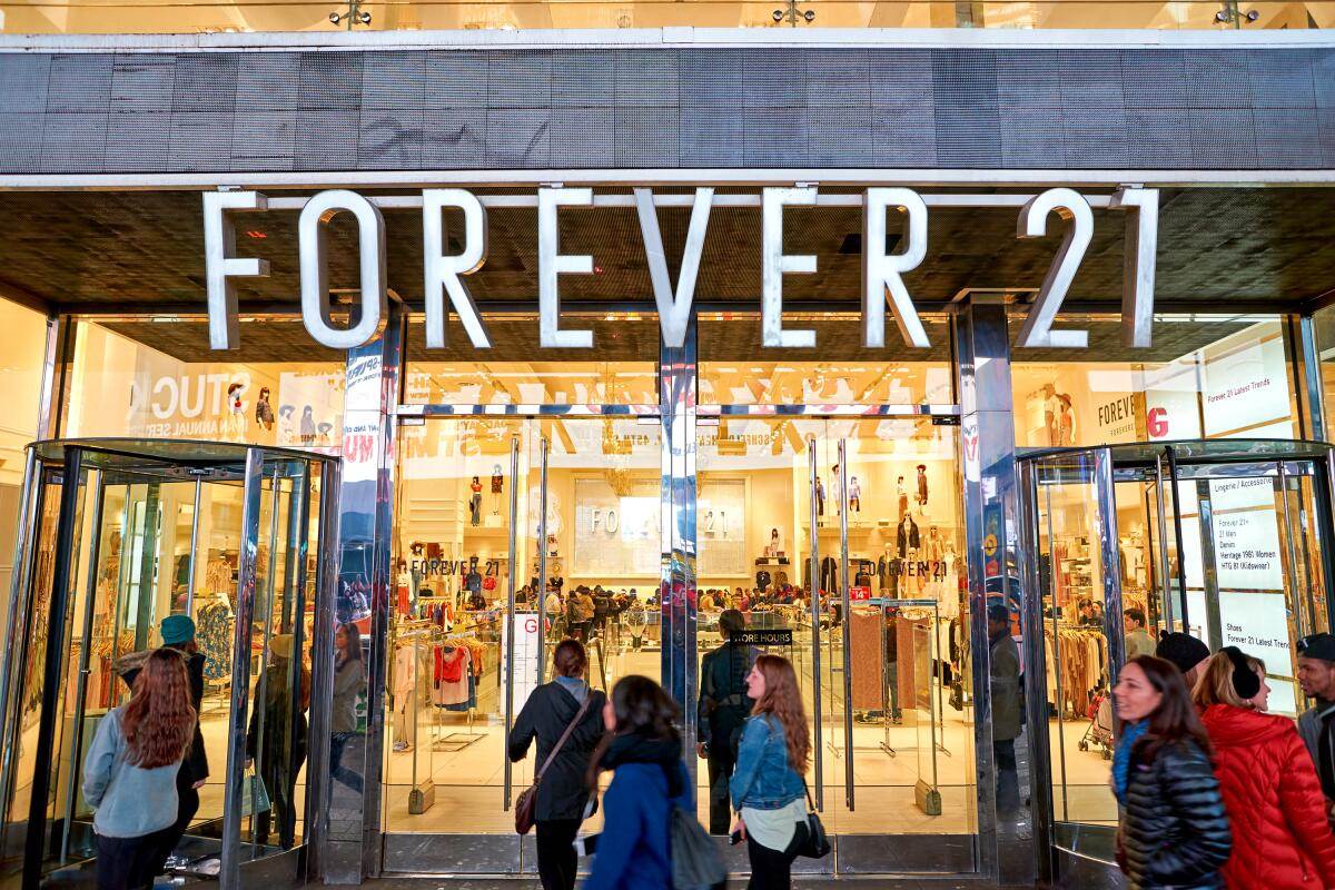 Forever 21 files for bankruptcy protection