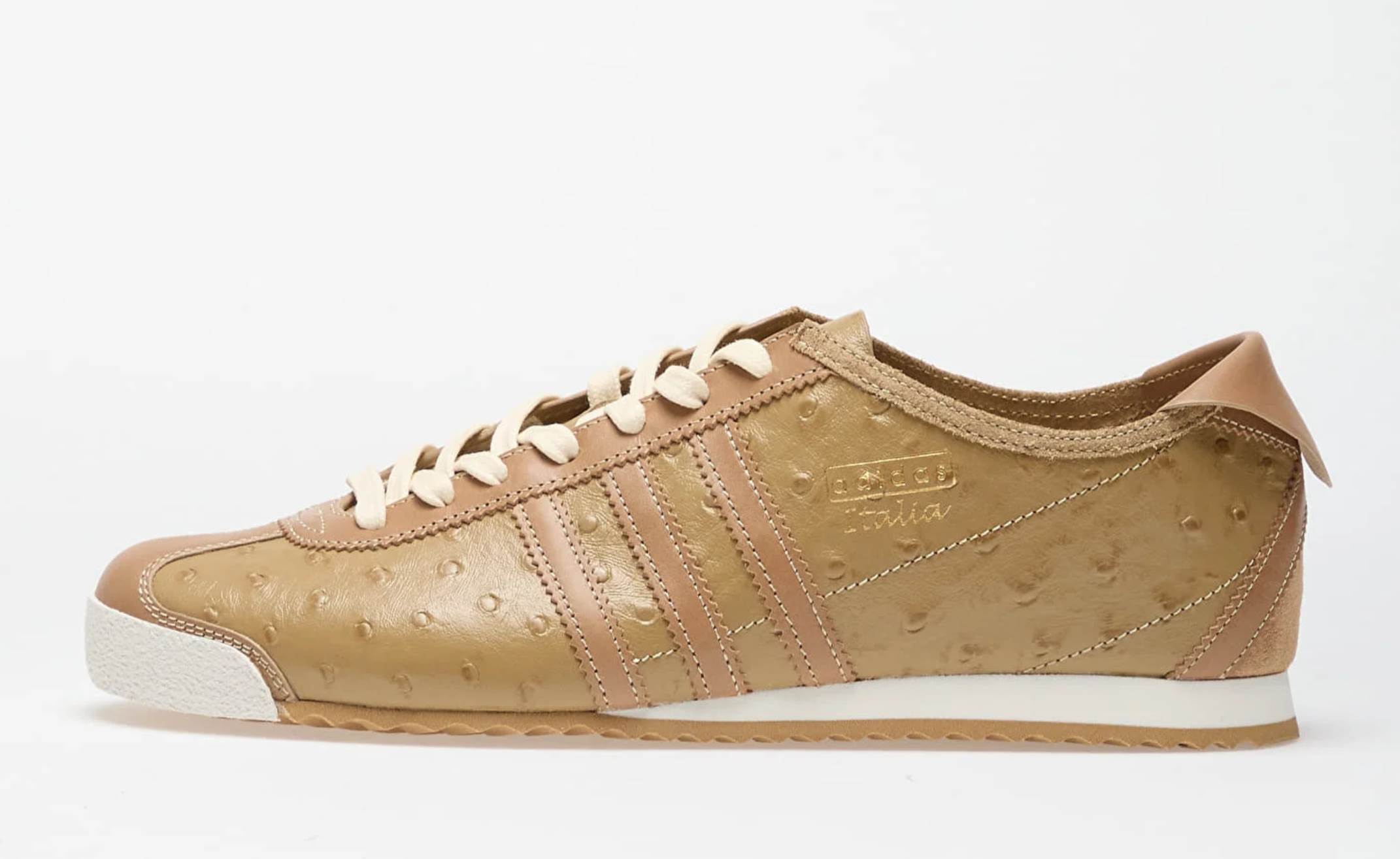 Adidas launches ostrich print leather Italia