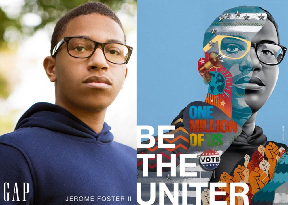 Gap chooses denim canvas to celebrate youth activists