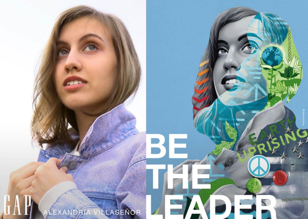 Gap chooses denim canvas to celebrate youth activists