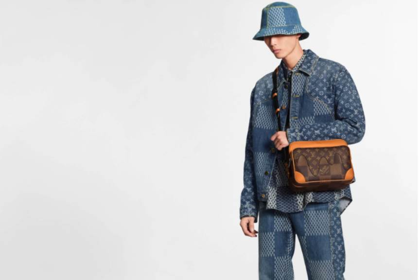 Virgil Abloh and DJ Nigo revisit denim in Squared LV collection