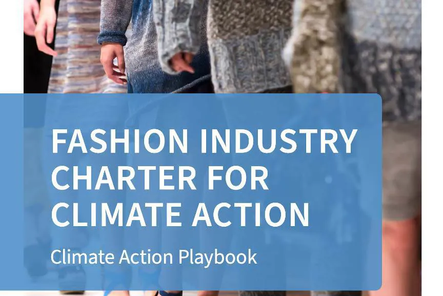 UN group publishes playbook for fashion industry climate action