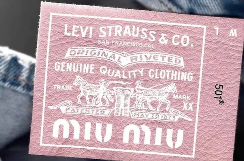 Levi’s x Miu Miu upcycled denim to launch this spring