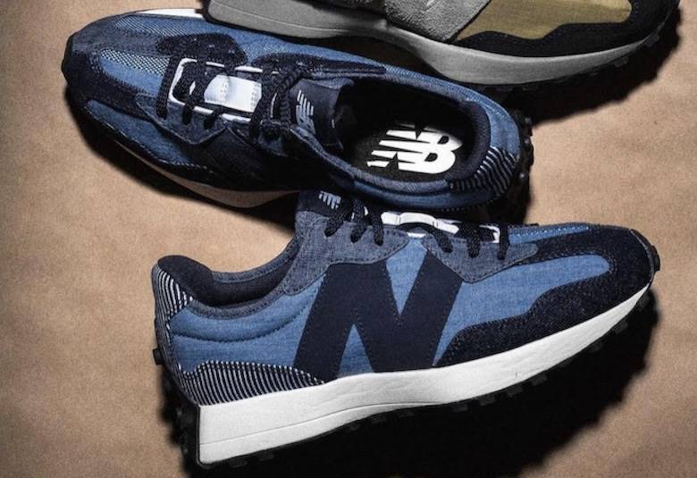 New Balance 327 released in denim insidedenim