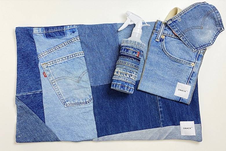 New Japanese brand repurposes denim into functional design objects