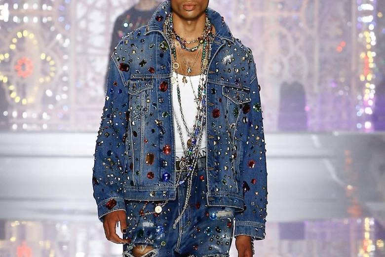 Y2K, luminarie and fatto a mano inspire D&G at MMFW