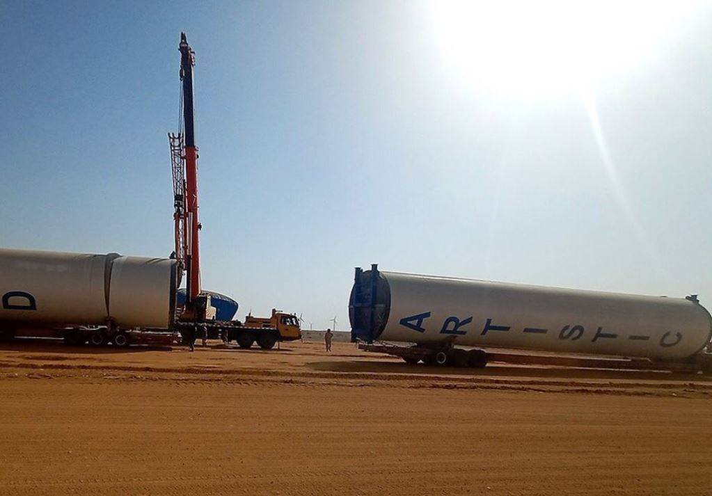 New wind turbines arrive at Artistic Milliners