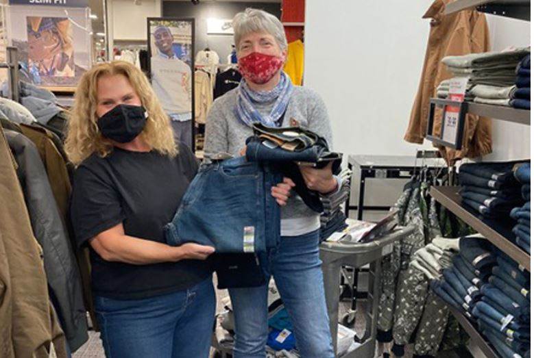 Levi’s office employees head to the shop floor
