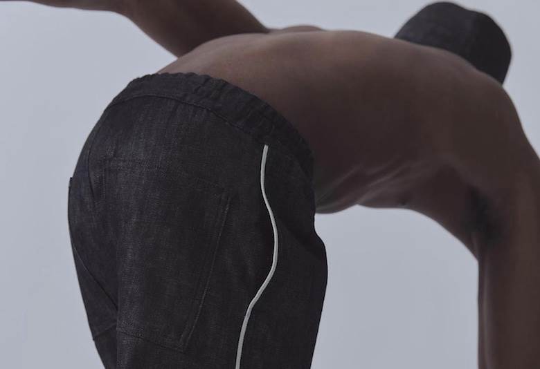 Non debuts selvedge denim tracksuits