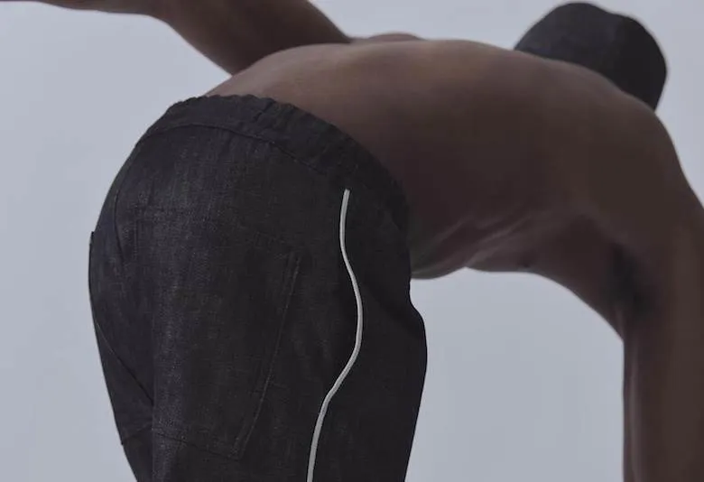 Non debuts selvedge denim tracksuits