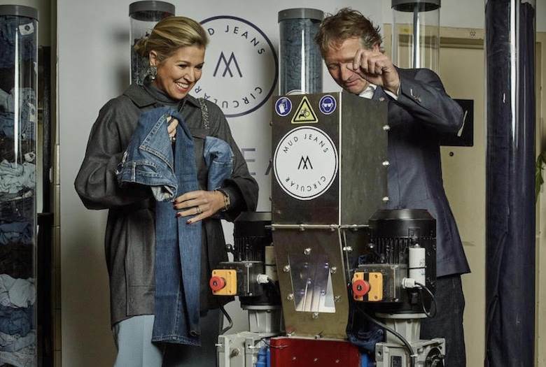 Queen Máxima visits Mud Jeans                                                                                                                                                                           