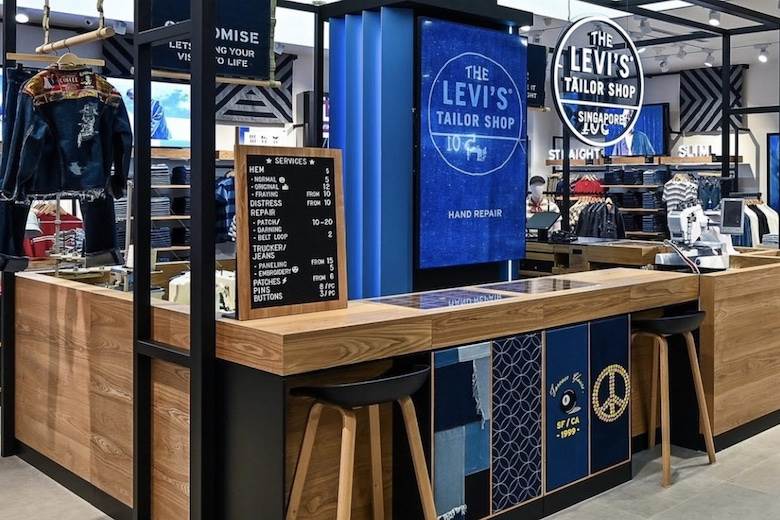 Levi's tailor outlet shop locations