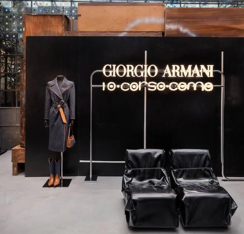 Giorgio Armani is all in for denim at 10 Corso Como