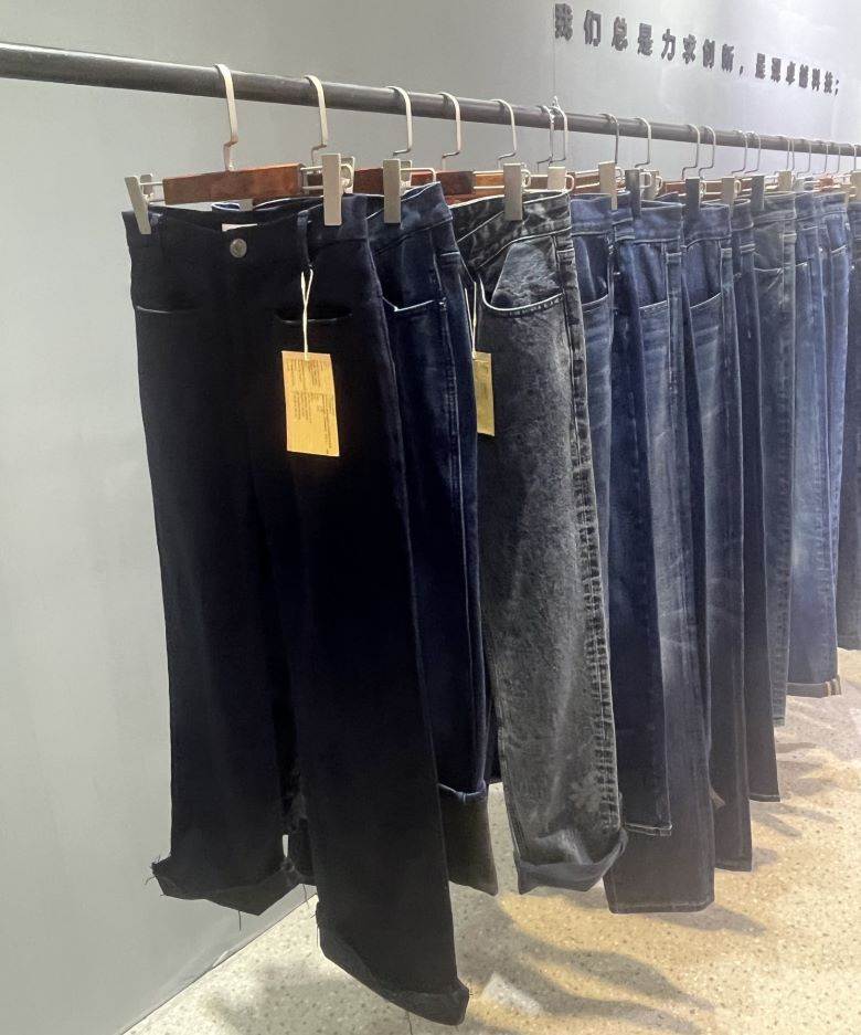 Freedom fancies chenille-cuffed jeans